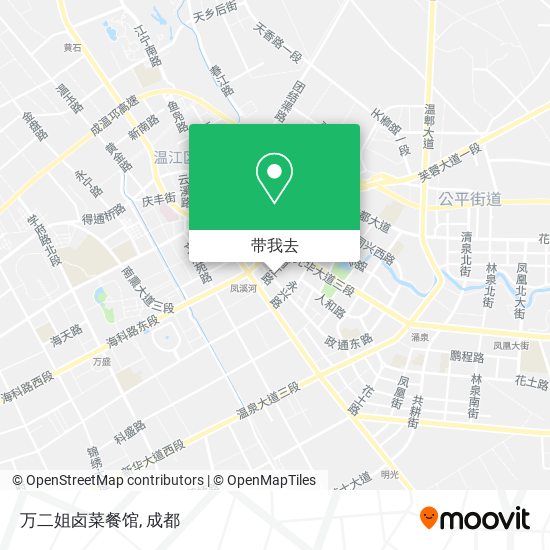 万二姐卤菜餐馆地图