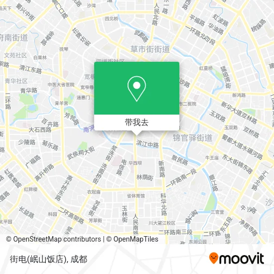 街电(岷山饭店)地图