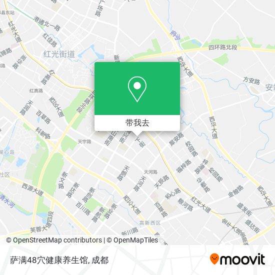 萨满48穴健康养生馆地图