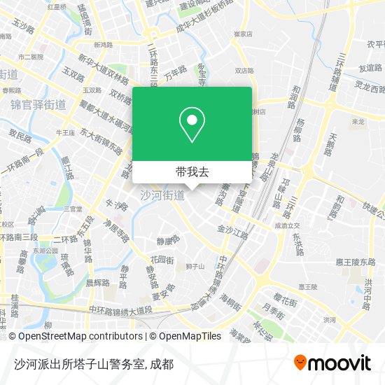 沙河派出所塔子山警务室地图