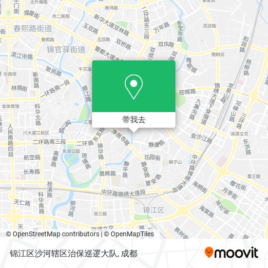 锦江区沙河辖区治保巡逻大队地图