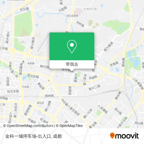 金科一城停车场-出入口地图