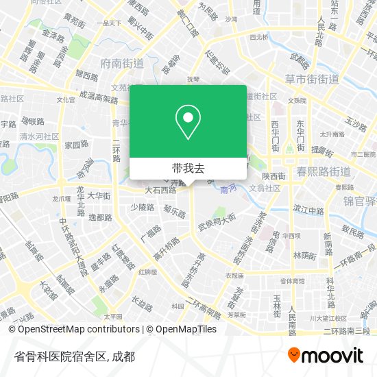 省骨科医院宿舍区地图