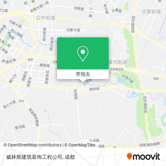 威林斯建筑装饰工程公司地图