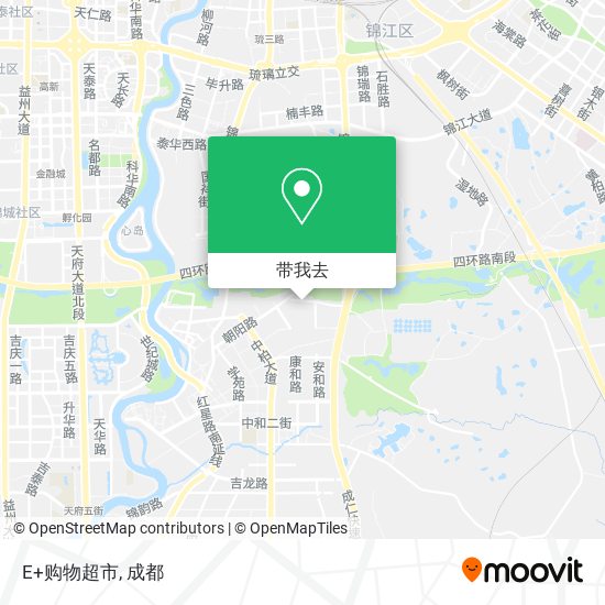E+购物超市地图