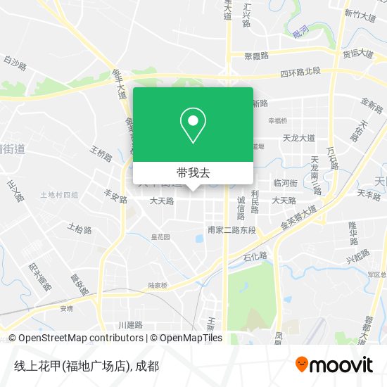 线上花甲(福地广场店)地图