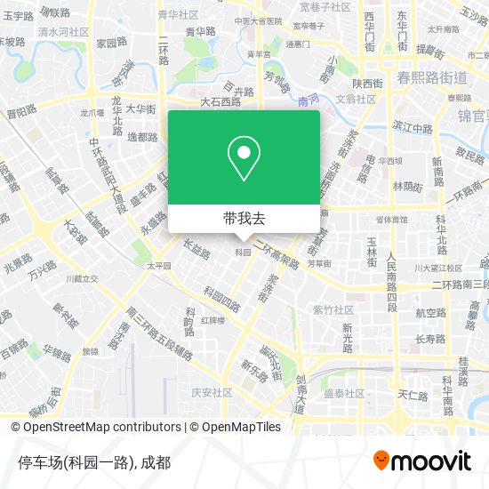 停车场(科园一路)地图