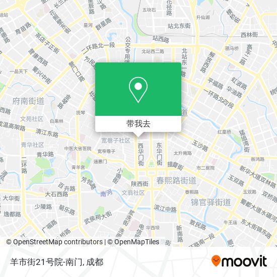 羊市街21号院-南门地图
