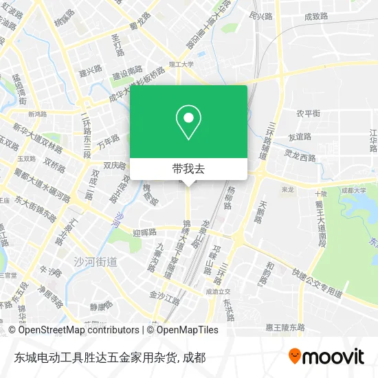 东城电动工具胜达五金家用杂货地图