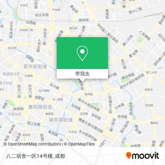 八二宿舍一区14号楼地图