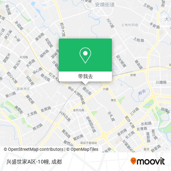 兴盛世家A区-10幢地图