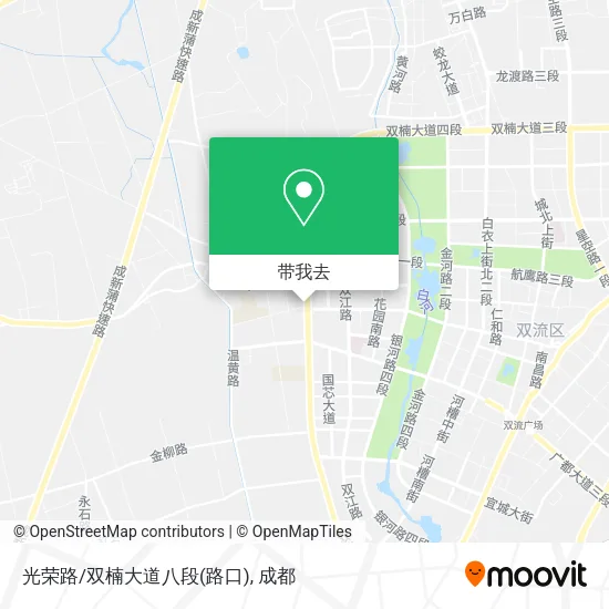 光荣路/双楠大道八段(路口)地图