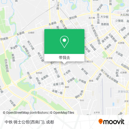 中铁·骑士公馆(西南门)地图
