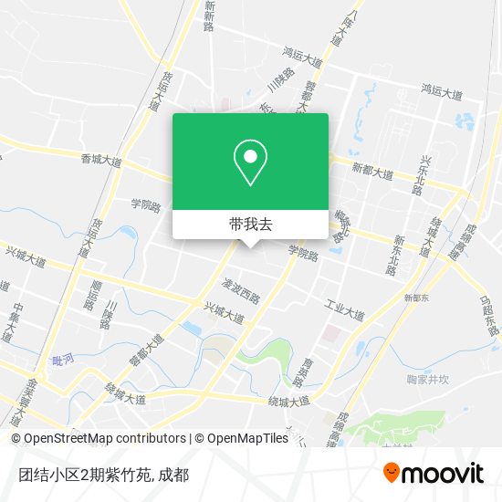团结小区2期紫竹苑地图