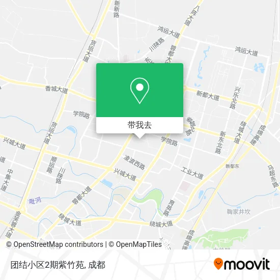 团结小区2期紫竹苑地图