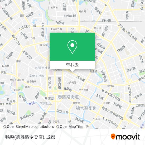 鸭鸭(德胜路专卖店)地图