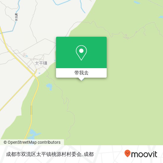 成都市双流区太平镇桃源村村委会地图