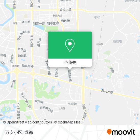 万安小区地图