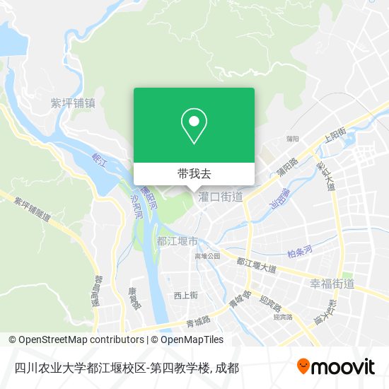 四川农业大学都江堰校区-第四教学楼地图