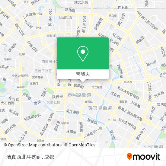 清真西北牛肉面地图