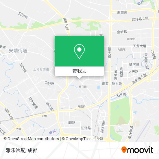 雅乐汽配地图