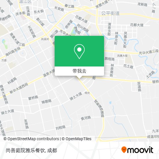 尚善庭院雅乐餐饮地图