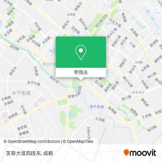 芙蓉大道四段东地图