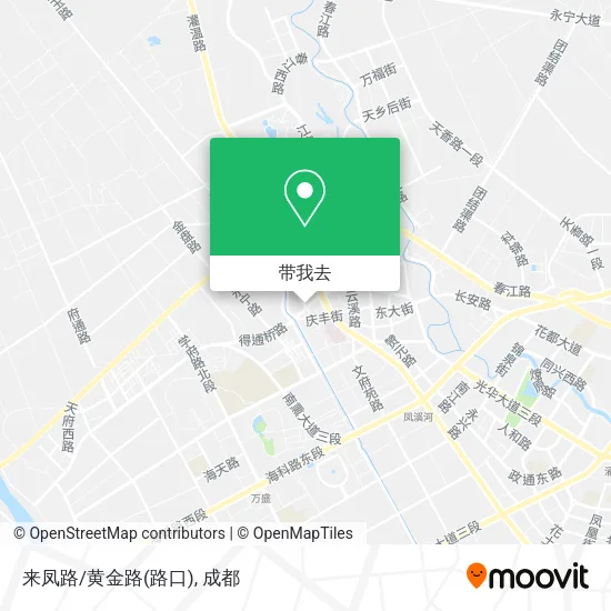 来凤路/黄金路(路口)地图