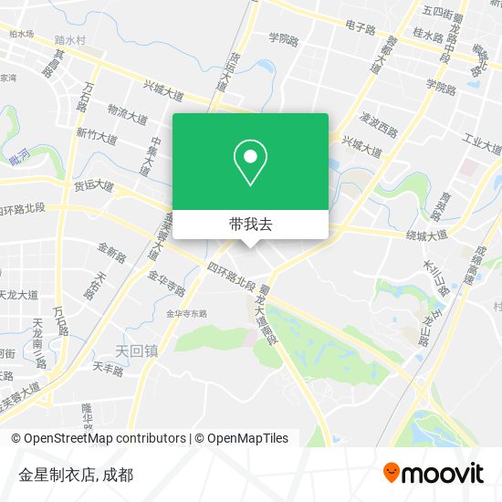 金星制衣店地图