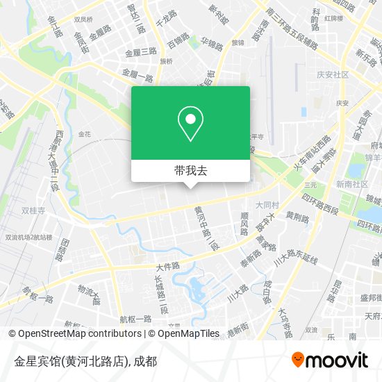 金星宾馆(黄河北路店)地图