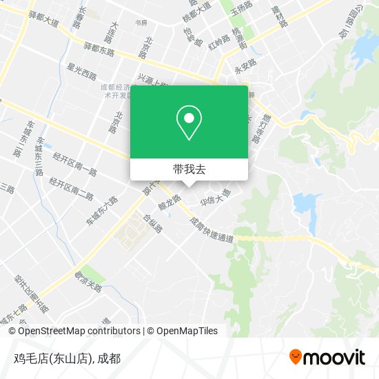 鸡毛店(东山店)地图