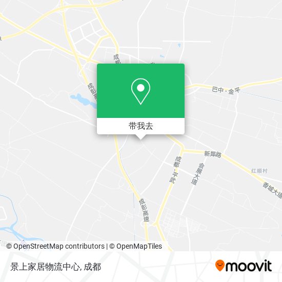 景上家居物流中心地图