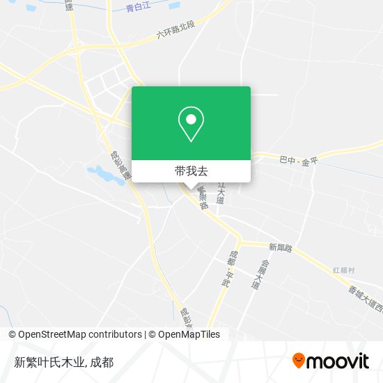 新繁叶氏木业地图