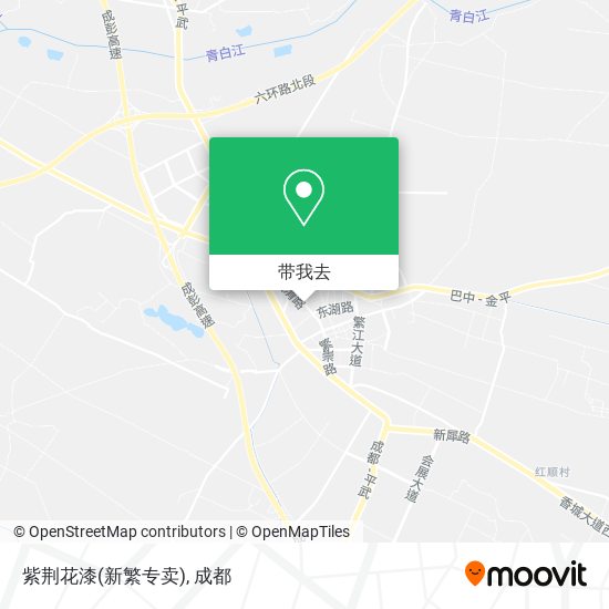 紫荆花漆(新繁专卖)地图
