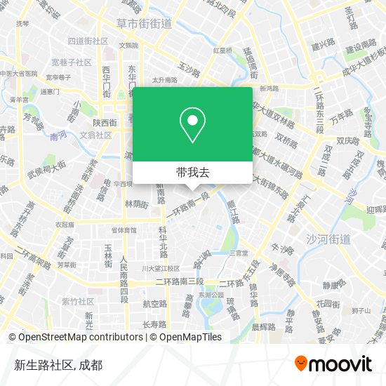 新生路社区地图