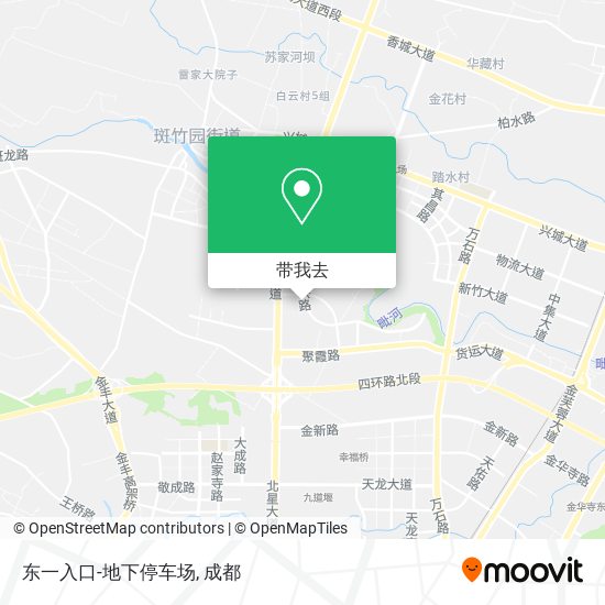 东一入口-地下停车场地图
