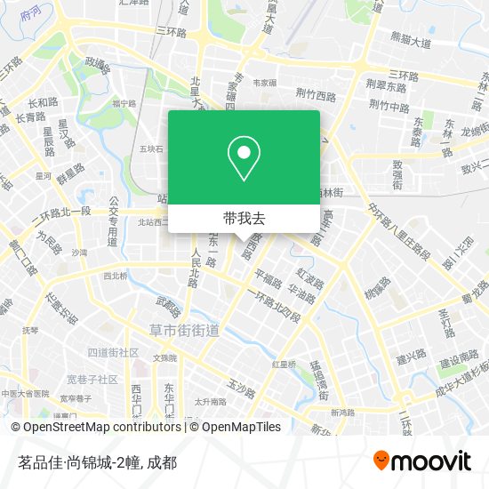 茗品佳·尚锦城-2幢地图