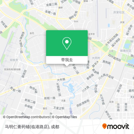 马明仁膏药铺(临港路店)地图