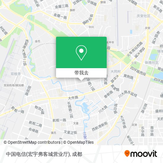 中国电信(宏宇弗客城营业厅)地图