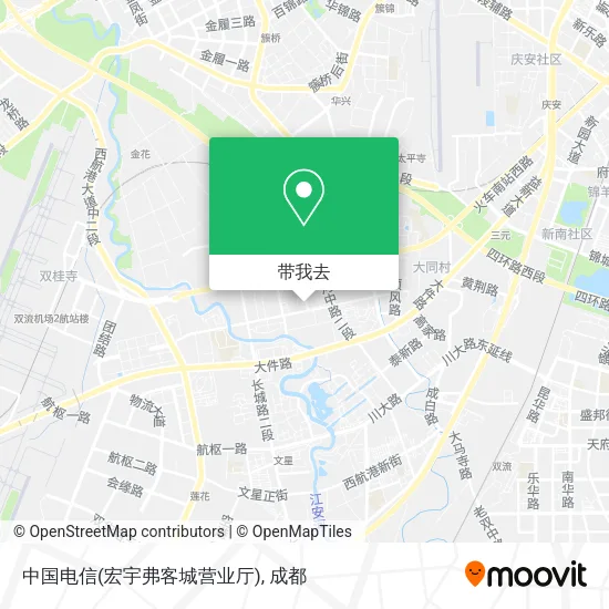 中国电信(宏宇弗客城营业厅)地图