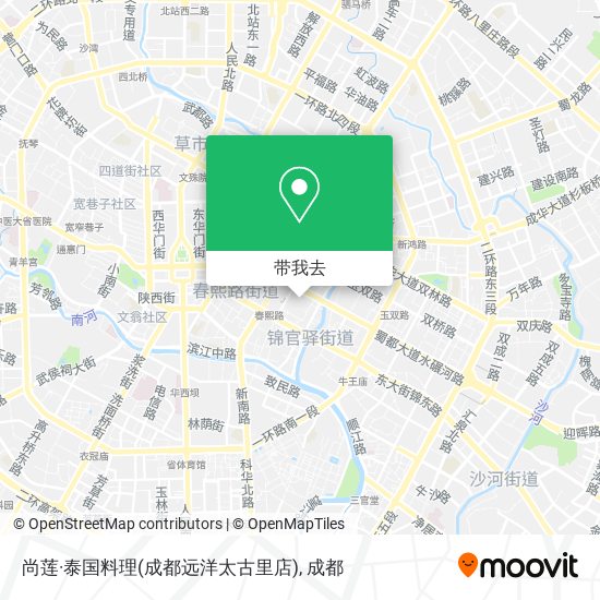 尚莲·泰国料理(成都远洋太古里店)地图