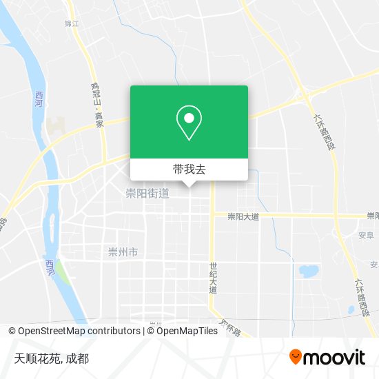 天顺花苑地图
