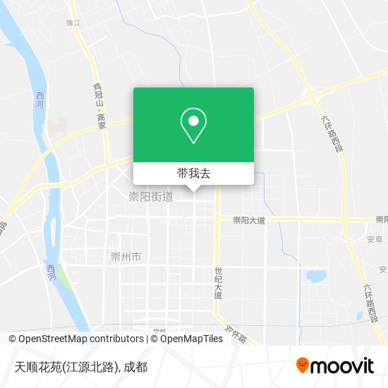 天顺花苑(江源北路)地图