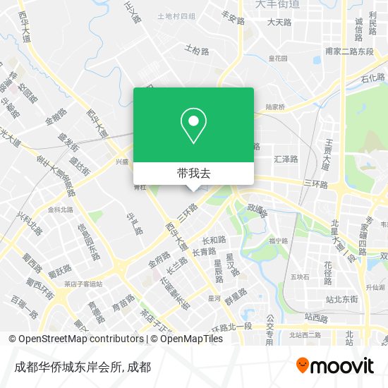 成都华侨城东岸会所地图