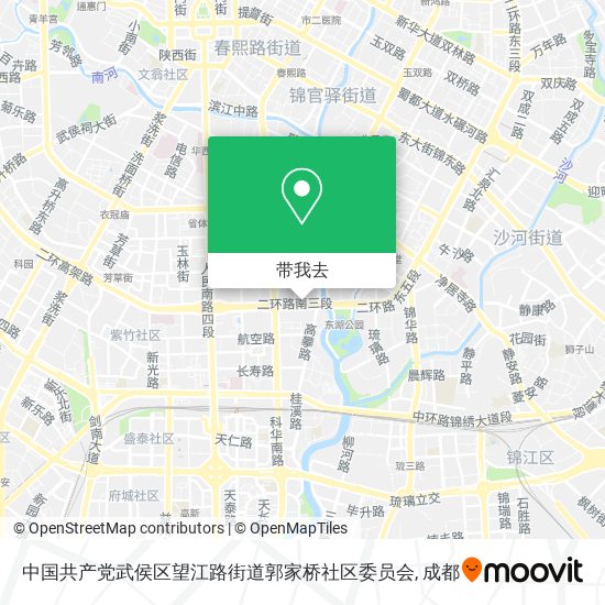中国共产党武侯区望江路街道郭家桥社区委员会地图