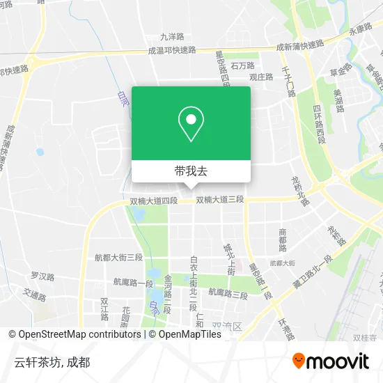 云轩茶坊地图