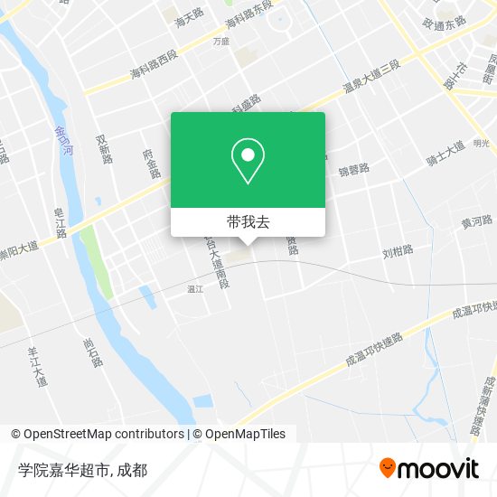学院嘉华超市地图