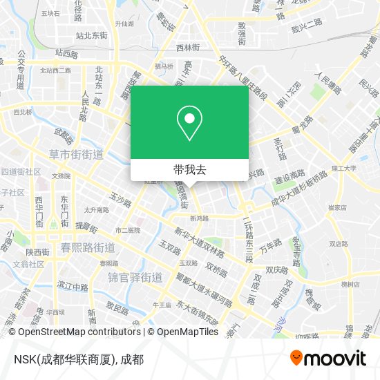 NSK(成都华联商厦)地图
