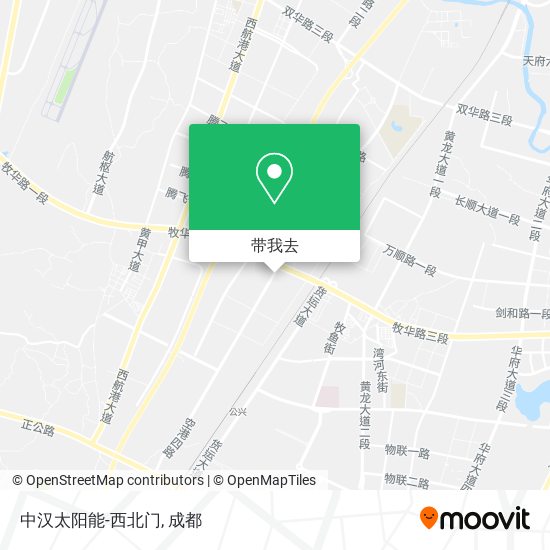 中汉太阳能-西北门地图