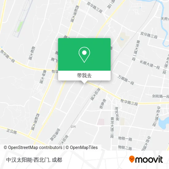 中汉太阳能-西北门地图